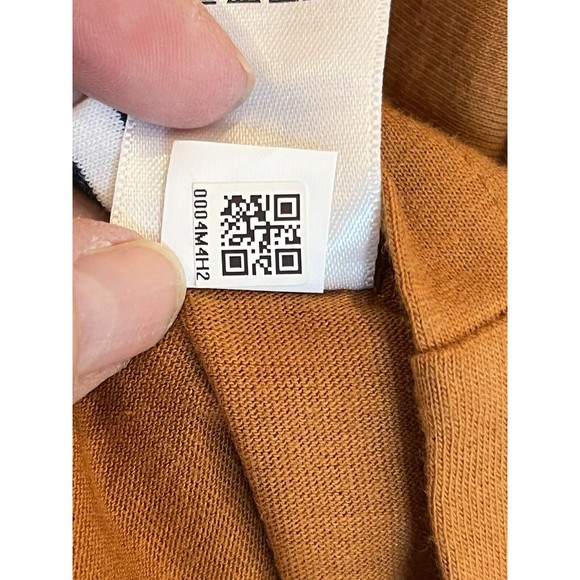 Aeropostale tee shirt Mens Orange and Navy Blue stripe with Logo NWT Size Med - Picture 4 of 7